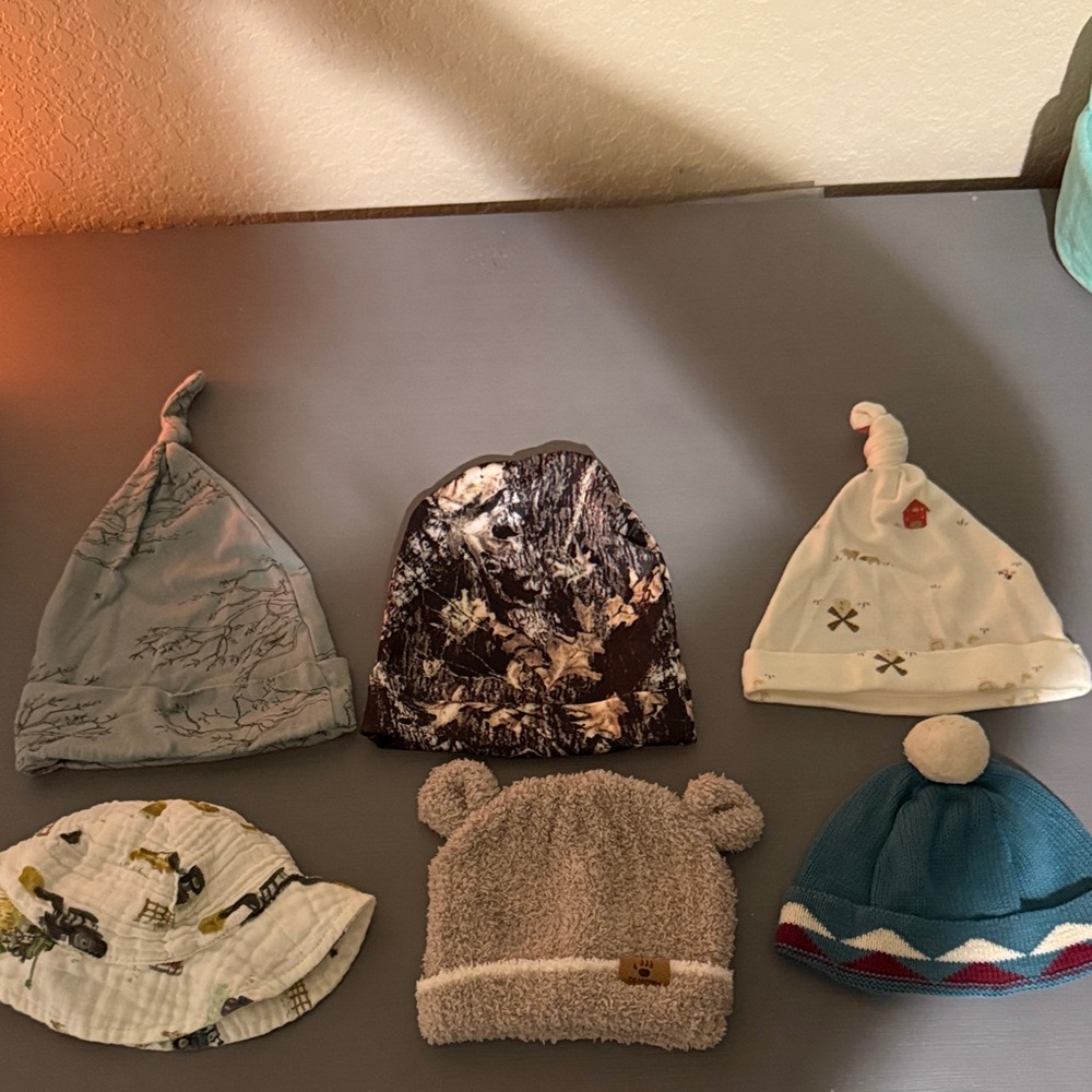 NWOT Baby Hat Collection 0-6m